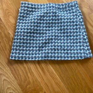 Gymboree Blue and White A-Line Skirt
